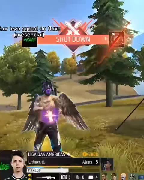 Jogada de Free Fire da Liga das Américas