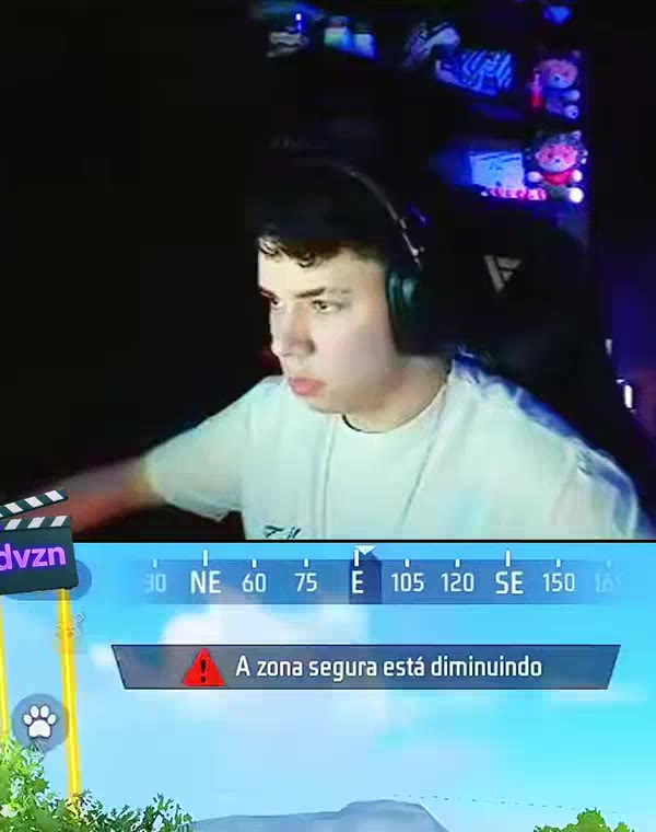 Thurzin na câmera durante uma partida